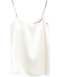 Alysi - Strappy Satin-Effect Top - Lyst