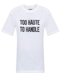 Moschino - T-Shirt With Embroidery - Lyst