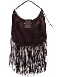 Jimmy Choo - Bar Medium Fringe Shoulder Bag - Lyst