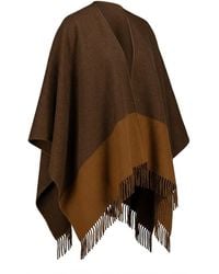 Gucci - Fringed Trim Cape - Lyst