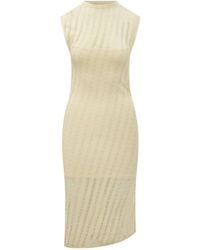 IRO - Aysson Openwork Knit Midi Dress - Lyst