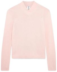 CASABLANCA - V-Neck Long-Sleeve Sweater - Lyst
