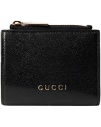 Gucci - Small Wallet With Lettering - Lyst