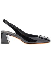 Santoni - Lemon Slingbacks - Lyst