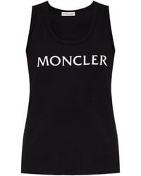 Moncler - Logo Tank Top - Lyst