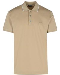 ZEGNA - Logo Embroidered Short-Sleeved Polo Shirt - Lyst
