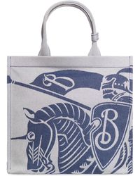Burberry - Ekd Motif Tote Bag - Lyst