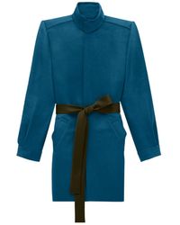Saint Laurent - Belted Coat - Lyst
