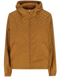 Gucci - Monogrammed Zip-Up Jacket - Lyst