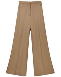 Stella McCartney - High-Waisted And Wide-Leg Casual Pants - Lyst