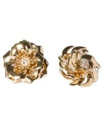 Miu Miu - Metal Earrings With Crystals - Lyst