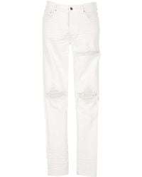Amiri - Denim Trousers With Belt Loops - Lyst