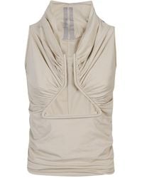 Rick Owens - Sleeveless Gathered Top - Lyst