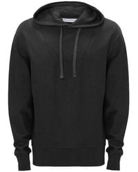 JW Anderson - Jw Anderson Logo Embroidered Drawstring Hoodie - Lyst
