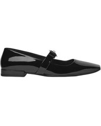 Versace - Gianni Ribbon Square-Toe Ballerina Shoes - Lyst