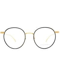 Bottega Veneta - Eyewear Round Frame Glasses - Lyst
