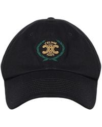 Celine - Logo Hat - Lyst