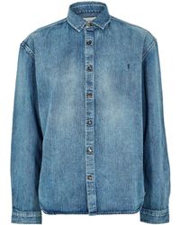 Saint Laurent - Saint Denim Shirt - Lyst