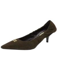 Miu Miu - Suede Pumps - Lyst