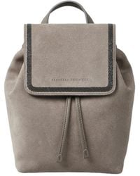 Brunello Cucinelli - Drawstring Backpack - Lyst