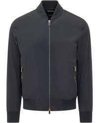 ZEGNA - Long Sleeved Zip-Up Jacket - Lyst