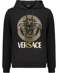 Versace - Cotton Hoodie - Lyst