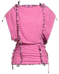 Isabel Marant - Solid Color Short-Sleeve Knit Top - Lyst