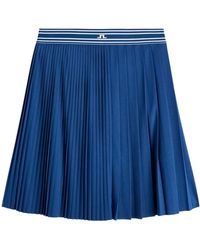 J.Lindeberg - Pleated Midi Skirt - Lyst
