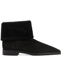 TOTEME - Fold-Down Shearling Boots - Lyst