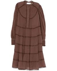 ERMANNO FIRENZE - Tiered Midi Dress - Lyst