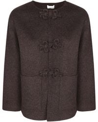 P.A.R.O.S.H. - Jacket With Frog Closure - Lyst