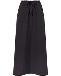 Matteau - Organic Cotton-Poplin Midi Skirt - Lyst