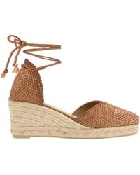 Castañer - Cora Woven-Design Heeled Espadrilles - Lyst