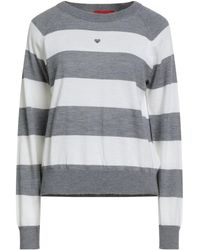 MAX&Co. - Striped Crew Neck Sweater - Lyst
