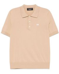 DSquared² - Logo-Patch Polo Shirt - Lyst