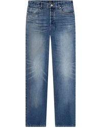 A.P.C. - Button Detailed Straight Leg Jeans - Lyst