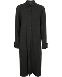 Maria Calderara - Striped Button Dress - Lyst