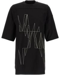 Moncler - Moncler Rick Owens Crewneck Short-Sleeved T-Shirt - Lyst