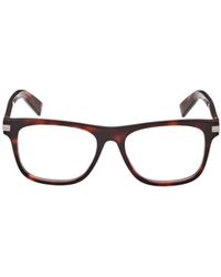 ZEGNA - Square Frame Glasses - Lyst