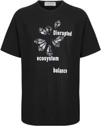 Yohji Yamamoto - Printed Short-Sleeved T-Shirt - Lyst