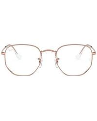 Ray-Ban - Hexagonal Frame Glasses - Lyst