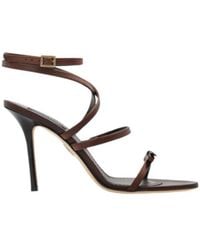 DSquared² - Strappy Leather Heeled Sandals - Lyst