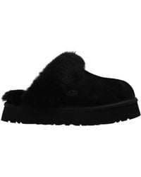 UGG - Disquette Logo Embossed Platform Slippers - Lyst