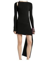 Courreges - Buttoned Asymmetric Knit Dress - Lyst