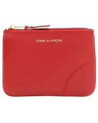 Comme des Garçons - Comme Des Garçons Wallet Zipped Coin Pouch - Lyst
