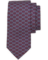 Ferragamo - Ferragamo Gancini Printed Tie - Lyst