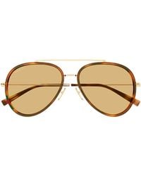 Gucci - Eyewear Aviator Frame Sunglasses - Lyst