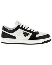 Prada - Downtown Lace-Up Sneakers - Lyst