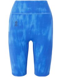 On Shoes - Malibu Tie-Dyed Stretch Recycled-Jersey Shorts - Lyst
