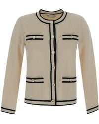 Tory Burch - Button-Up Cardigan - Lyst